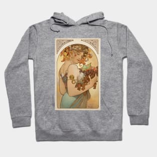 Alphonse Mucha- Fruit Hoodie